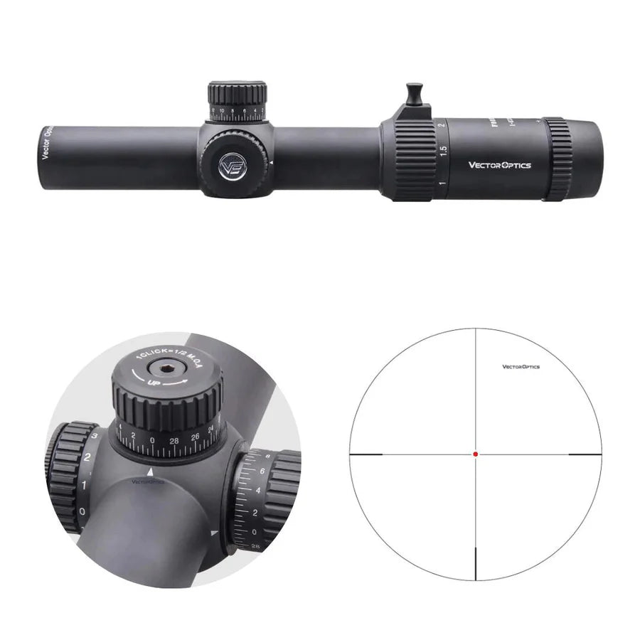 Vector Optics Forester 1-5x24SFP GenII lunetă de pușcă