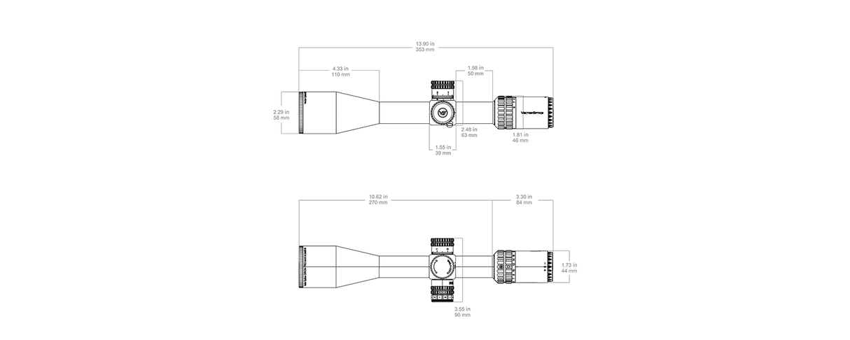 Vector Optics Orion Pro Max 6-24x50 MIL HD FFP lunetă