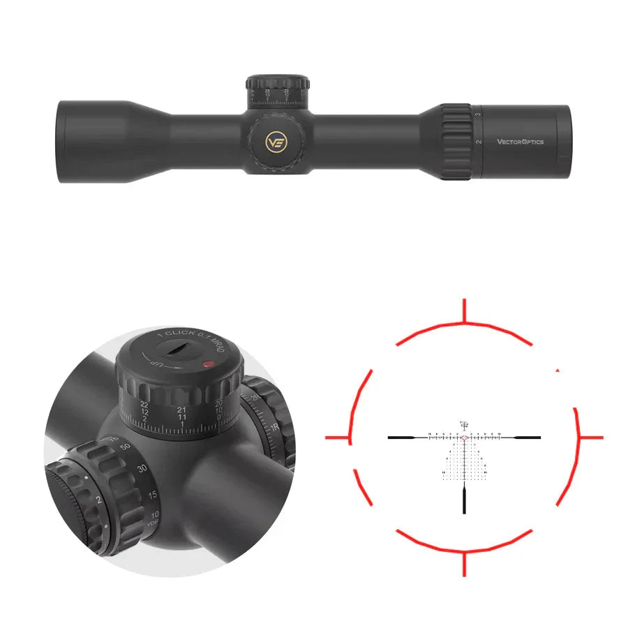 Vector Optics Continental x6 2-12x44 RAR lunetă Vector Optics