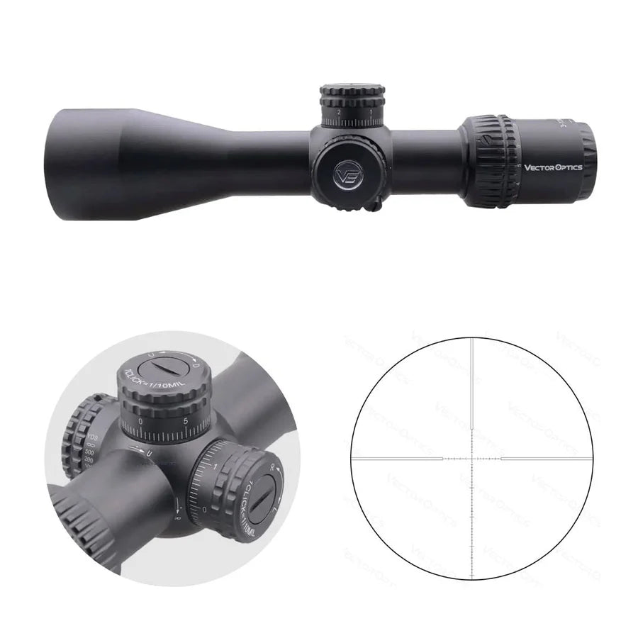 Vector Optics Veyron 3-12x44 FFP lunetă compactă pentru pușcă