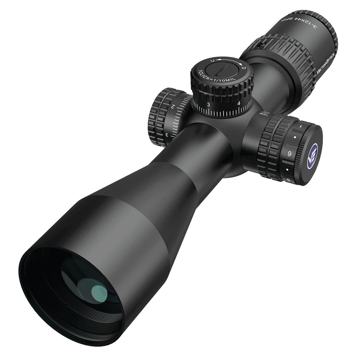 Vector Optics Veyron 3-12x44IR SFP lunetă compactă pentru pușcă