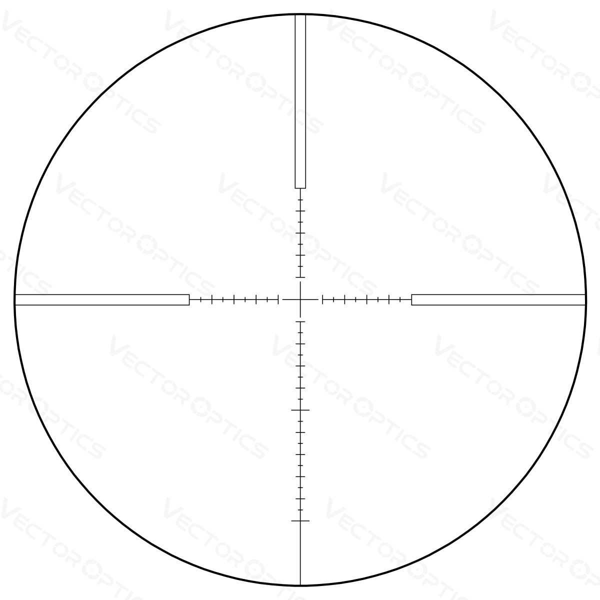 Vector Optics Veyron 3-12x44 SFP lunetă compactă pentru pușcă