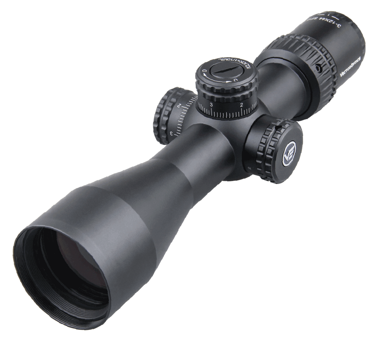 Vector Optics Veyron 3-12x44 SFP lunetă compactă pentru pușcă