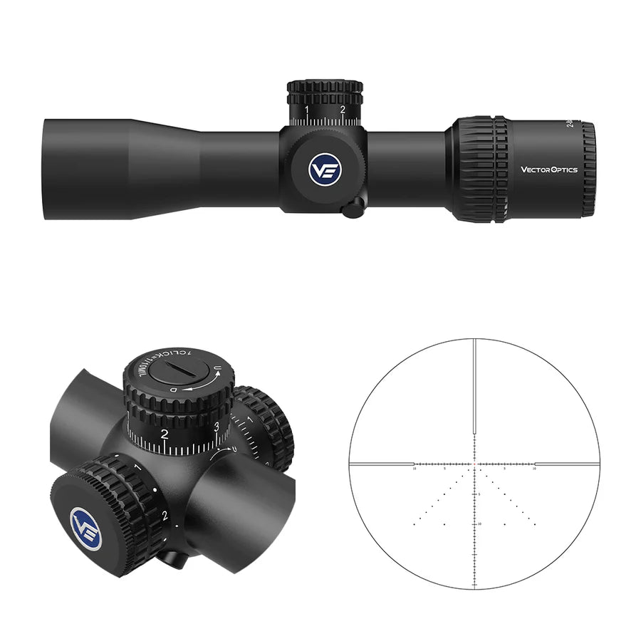 Vector Optics Veyron 2-8x32IR lunetă compactă pentru pușcă