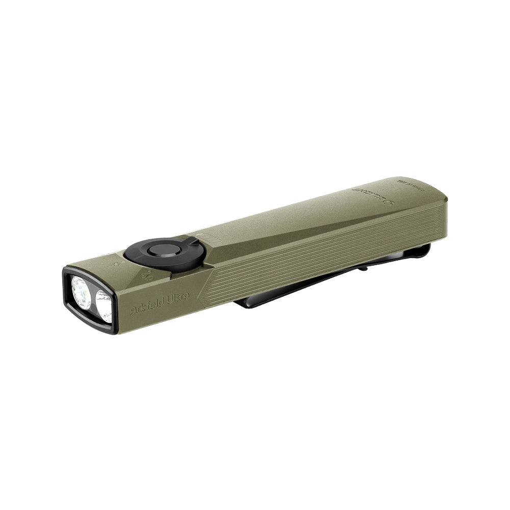 Olight Arkfeld Ultra | lanternă EDC plată 3-în-1 | 1.400 lm - Olive Green