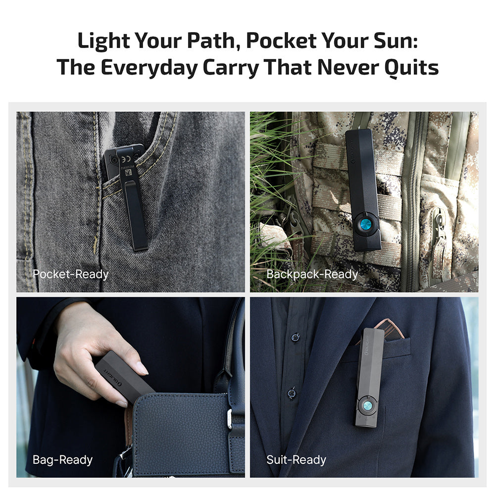 Olight ArkPro | lanternă EDC plată 4-în-1 | 1.500 lm