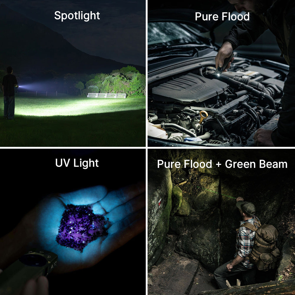 Olight ArkPro Ultra | lanternă EDC plată 4-în-1 | 1.700 lm - Olive Green