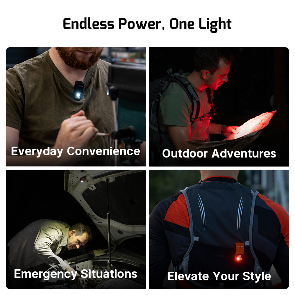 Olight Oclip Pro | lanternă multifuncțională cu clips | 500 lm