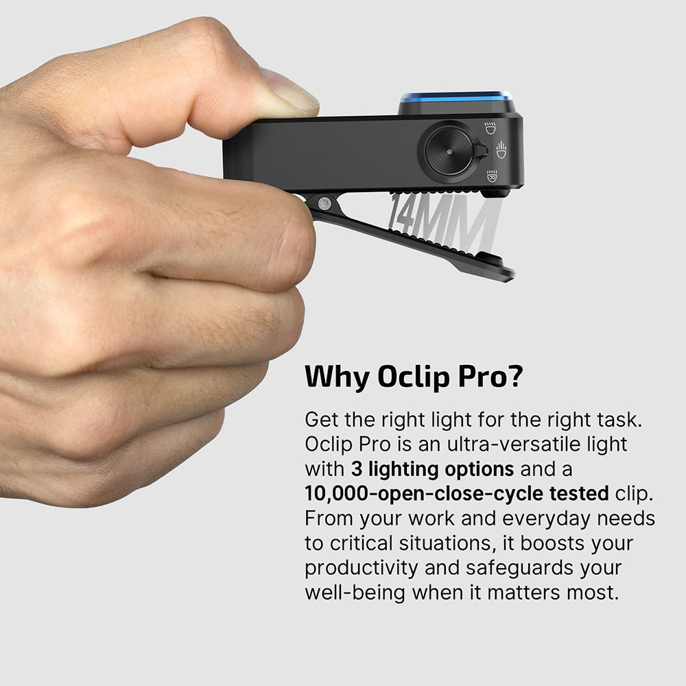 Olight Oclip Pro | lanternă multifuncțională cu clips | 500 lm