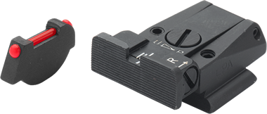Ruger P91 - P97 organe de ochire reglabile | fibră optică