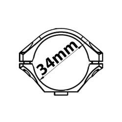 34mm Picatinny inele montare luneta