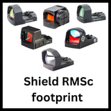 Colimatoare cu footprint Shield RMSc