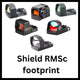 Colimatoare cu footprint Shield RMSc