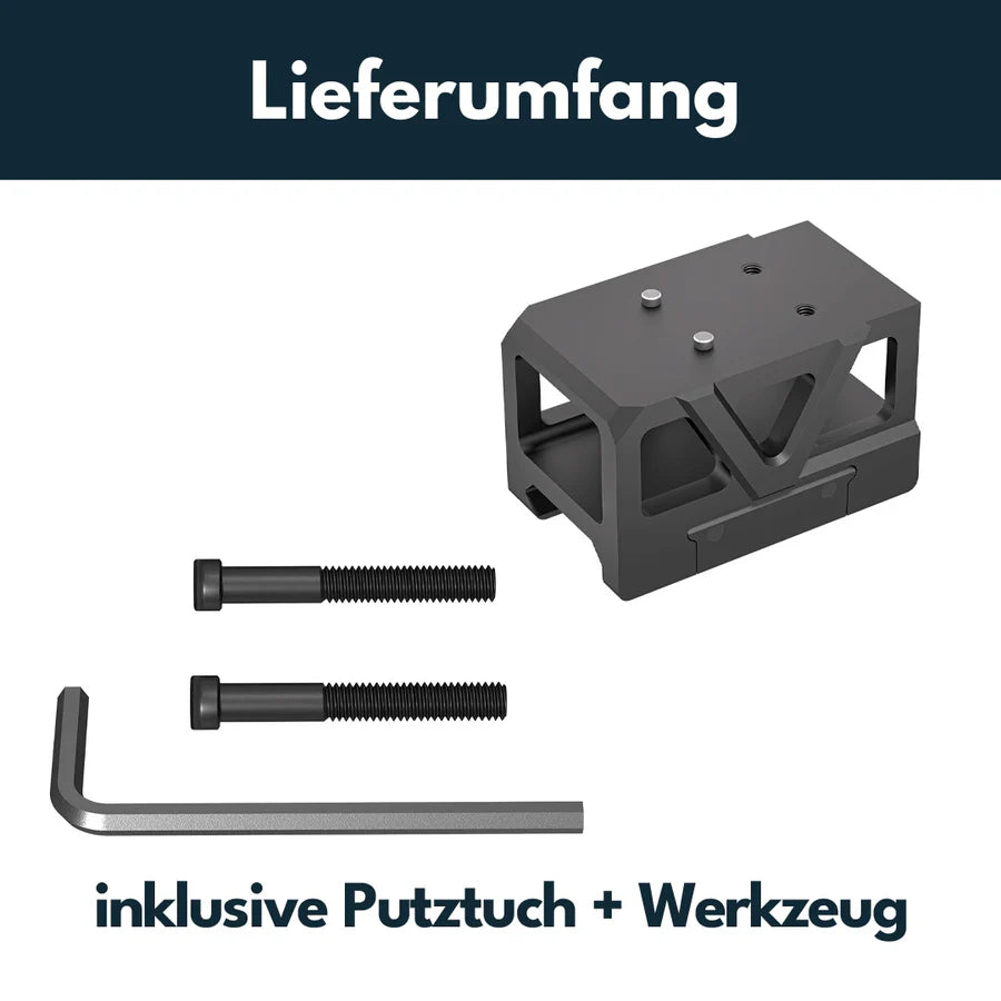 Picatinny montură pentru colimator cu înălțător [32 mm] | C-More RTS footprint 