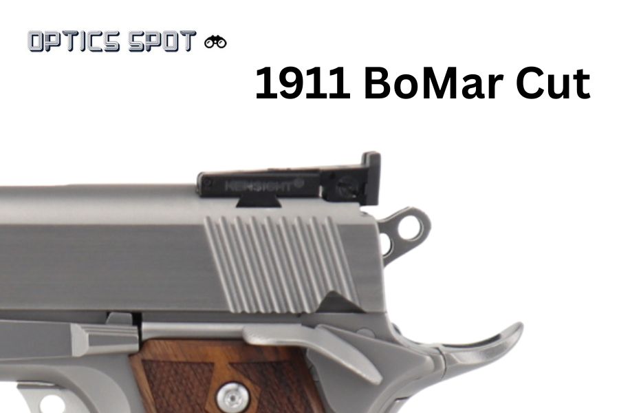 1911 [BoMar Cut] adjustable rear sight | fiber optic LPA