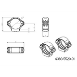 30mm scope rings | long Picatinny QD Tactical base JK-N