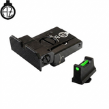 Organe de ochire reglabile pentru Glock [G17 G19 G26 & other] cu fibră optică | tip