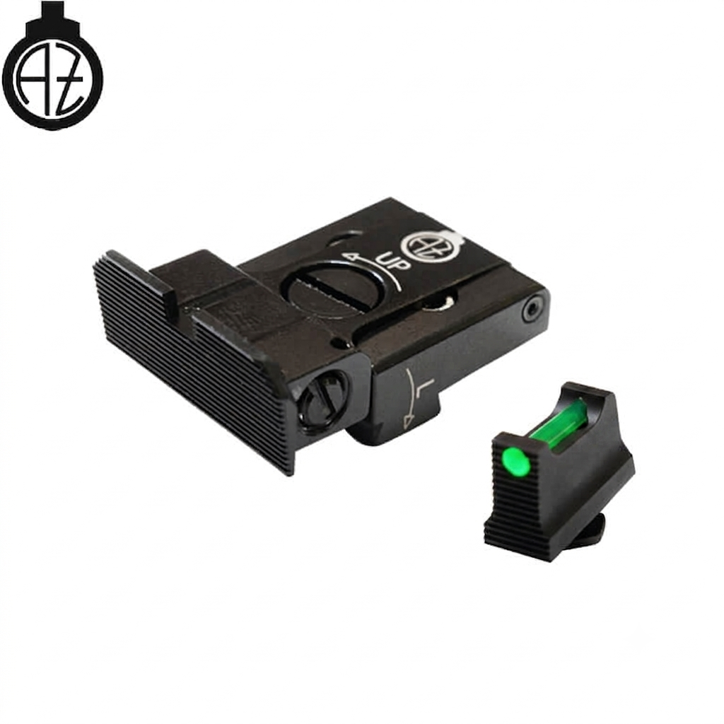 Organe de ochire reglabile pentru Glock [G17 G19 G26 & other] cu fibră optică | tip