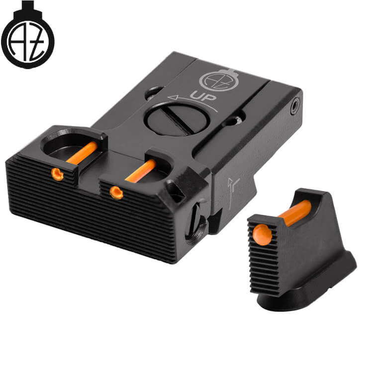 CZ 75B, CZ P-01, CZ 75 SP-01 organe de ochire reglabile cu fibră optică | tip B Zendl
