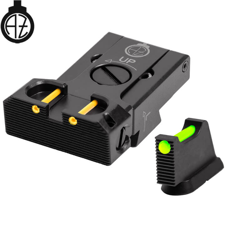CZ 75B, CZ P-01, CZ 75 SP-01 organe de ochire reglabile cu fibră optică | tip B Zendl