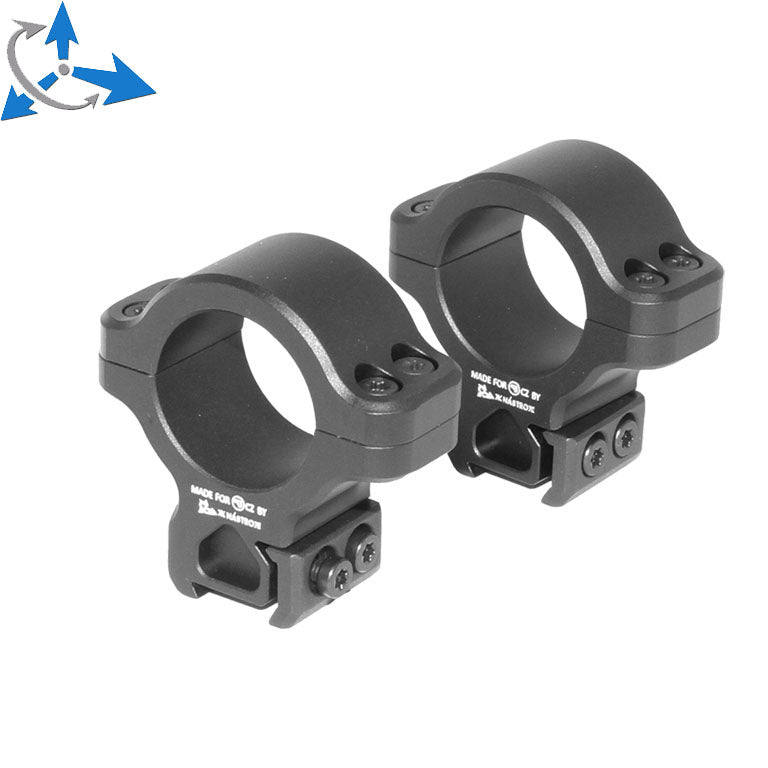 CZ 457 inele de montare pentru lunetă for dovetail | 1 inch [25.4mm]