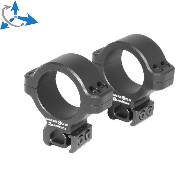 CZ 457 inele de montare pentru lunetă pentru dovetail | 30mm