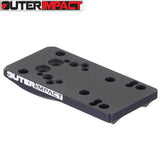 CZ 75 [75B 75 SP-01 P-01] montură pentru colimator | type C [RMR RTS Docter footprint]
