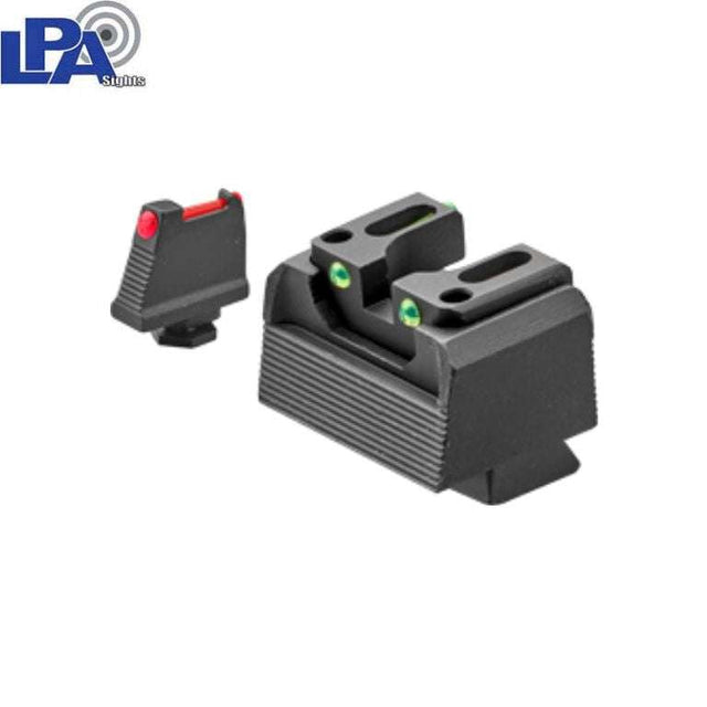 CZ Shadow 2 Carry set de organe de ochire înalte semireglabile | cu fibră optică tip B LPA