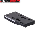 CZ Shadow 2 placă adaptor Optics Ready | tip C [RMR, RTS, Docter footprint]