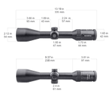 Vector Optics Continental 2-12x50 SFP lunetă 