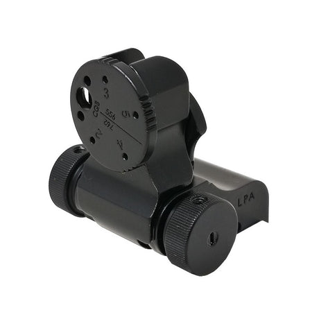 Organe de ochire rabatabile reglabile pentru bază Picatinny [AR-15 M4 & other] | cu fibră optică