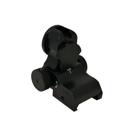 Organe de ochire rabatabile reglabile pentru bază Picatinny [AR-15 M4 & other] | cu fibră optică