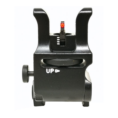 Organe de ochire rabatabile reglabile pentru bază Picatinny [AR-15 M4 & other] | cu fibră optică