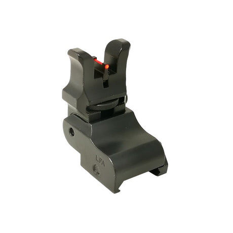 Organe de ochire rabatabile reglabile pentru bază Picatinny [AR-15 M4 & other] | cu fibră optică