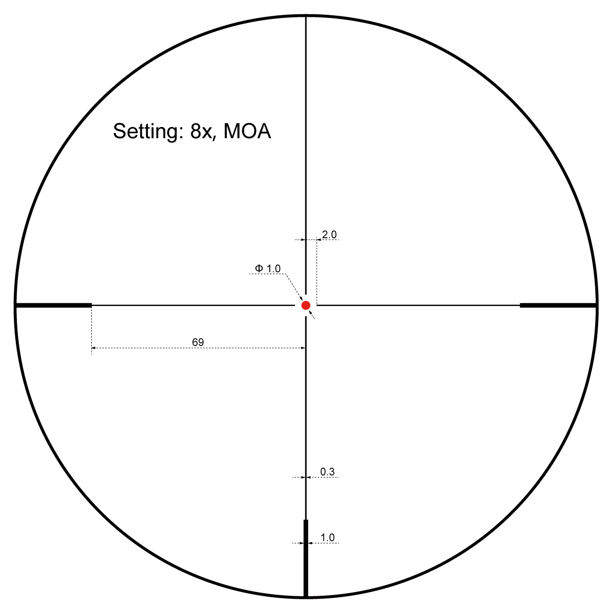 Vector Optics Forester 1-8x24 SFP rifle scope Vector Optics