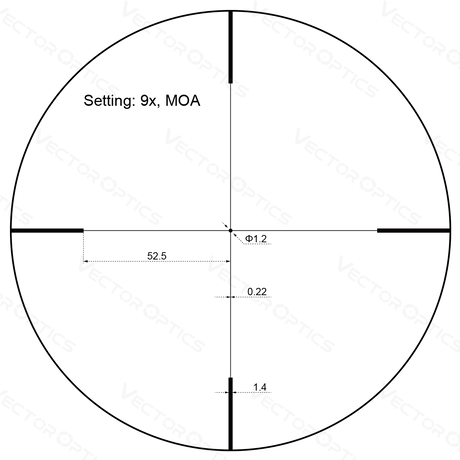 Vector Optics Forester JR. 3-9x40 lunetă de pușcă