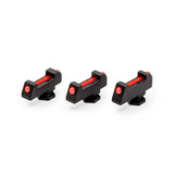 Mira față pentru Glock [G17 G19 G26 & other] | cu fibră optică