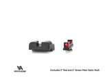 Organe de ochire joase pentru Glock Slimline [G42 G43 G43X G48] | cu fibră optică