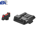 Organe de ochire reglabile pentru Glock [G17 G19 G26 & other] | cu fibră optică