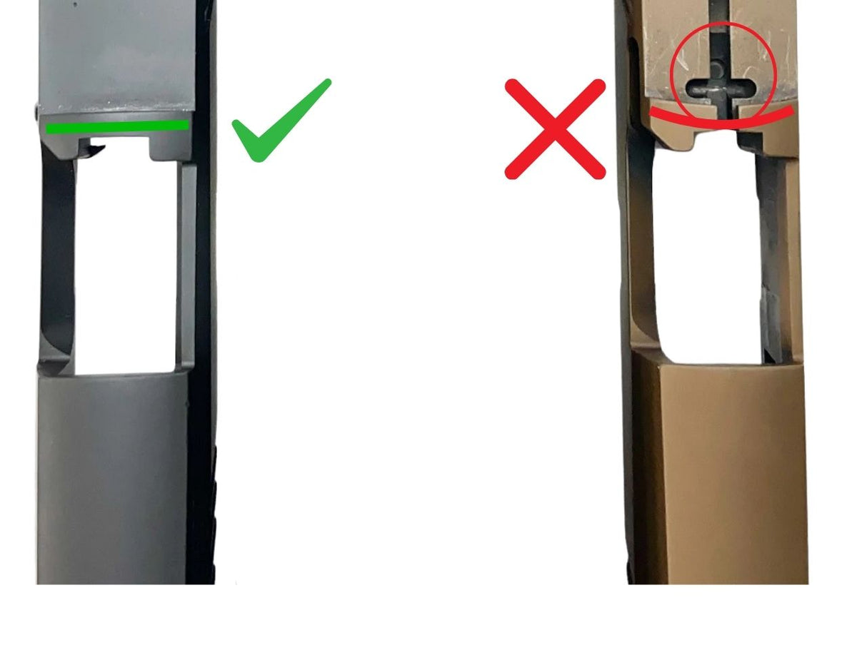 Sig P320 XFIVE variante mai vechi tăietură optics ready - diferențe