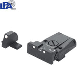Springfield [XD,XDM] & HS Produkt [XDM HS-9 SF19] organe de ochire reglabile | cu puncte albe