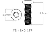 Set de șuruburi 3pcs | 6-48x0.437’’ [T10]