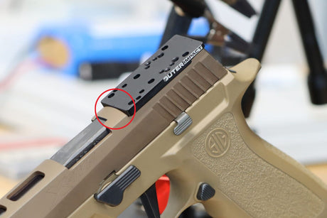 Sig P320-XFIVE [2014 - 2018] placă adaptor | tip C [RMR RTS & Docter footprint]