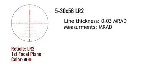 Sightmark Presidio 5-30x56 LR2 FFP lunetă de pușcă