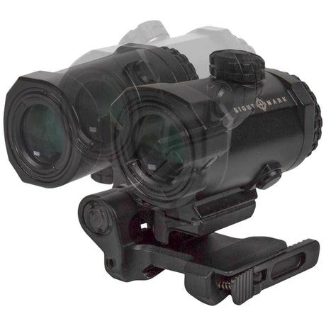 Sightmark XTM-3 lupă 3x cu montură pentru colimator LQD flip to side