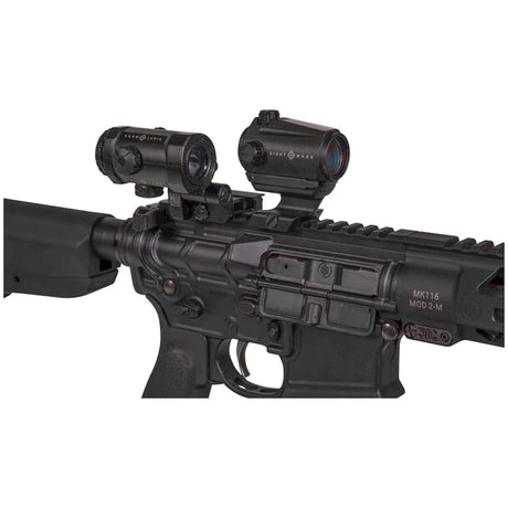 Sightmark XTM-3 lupă 3x cu montură pentru colimator LQD flip to side