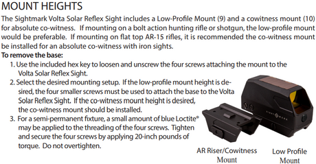 Sightmark Volta Solar Colimator