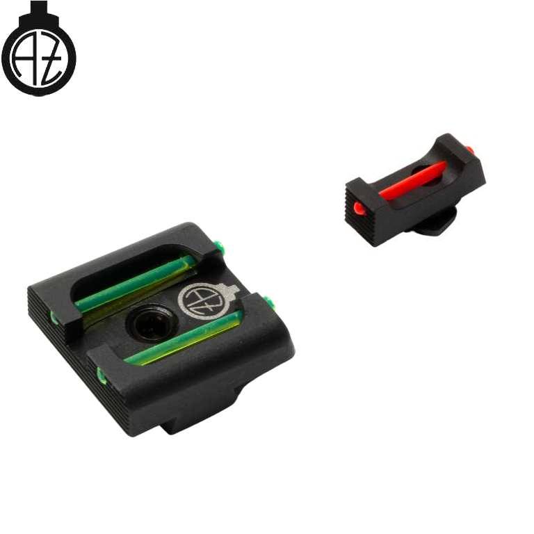 Organe de ochire pentru Glock [G17 G19 G26 & other] cu fibră optică | tip B