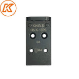 Placă din oțel pentru colimator pentru Glock MOS | Shield RMSc & Holosun K-series footprint