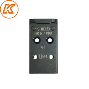 Placă din oțel pentru colimator pentru Glock MOS | Shield RMSc & Holosun K-series footprint